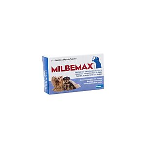 Milbemax puppy en kleine hond (4 tabletten)