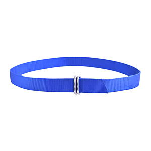 Koehalsband blauw met knelgesp 140cm