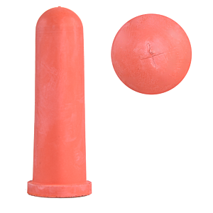 Kalverspeen Hiko 100 mm rood met kruissnede (5 stuks)