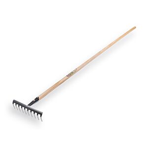 Tuinhark 12-tands verzinkt met steel 150 x 2,8 cm