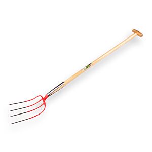 Mestvork Offner 4 tands met dubbele veren met T-steel 100 cm