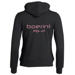 Hoodie 'Boerin! Mijn vak'