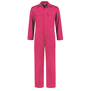 Kinderoverall ritssluiting Polyester/Katoen - Fuchsia