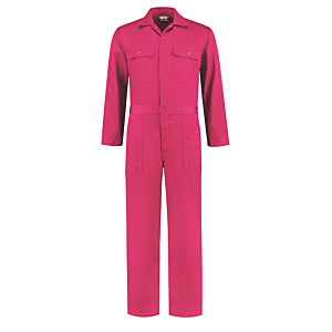 Overall drukknopen Polyester/Katoen - Fuchsia