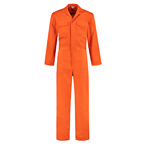 Overall drukknopen Polyester/Katoen - Oranje