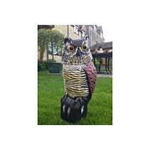 Kunststof uil met draaiende kop 40cm