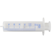 Wegwerpspuit 50ml luer 3-delig