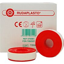 Rudaplast wit 1,25cm x 9,14m VX