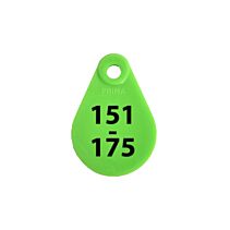 Nekplaatje groen 151-175