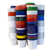 Emmer 12 liter - mixed color