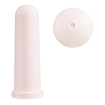 Kalverspeen Hiko 100 mm wit met 2 mm gat (5 stuks)