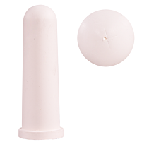 Kalverspeen Hiko 100 mm wit met kruissnede (5 stuks)