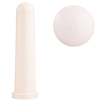Kalverspeen Hiko 120mm wit met kruissnede (5 stuks)