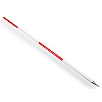 Jalonstok bovenkant rood 200 cm