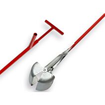 Putschep 15 cm vierkant met steel 200 cm