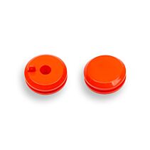 Vlaggenstok knop oranje