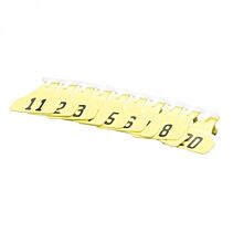 Allflex Junior-Junior geel genummerde sets