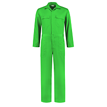 Kinderoverall ritssluiting Polyester/Katoen - Appelgroen