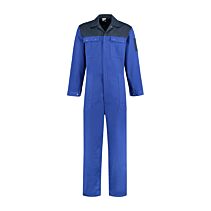 Overall drukknoppen 100% Katoen - Korenblauw/Navy